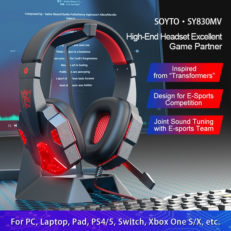 Gaming Headset With Mic Rgb - 7.1 서라운드 사운드 게이밍 헤드셋 -