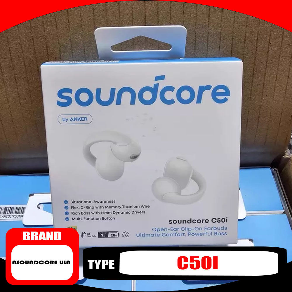 Open Ear Air Conduction Headphones - 사운드코어 C50i 이어클립 오픈형 무선 블루투스