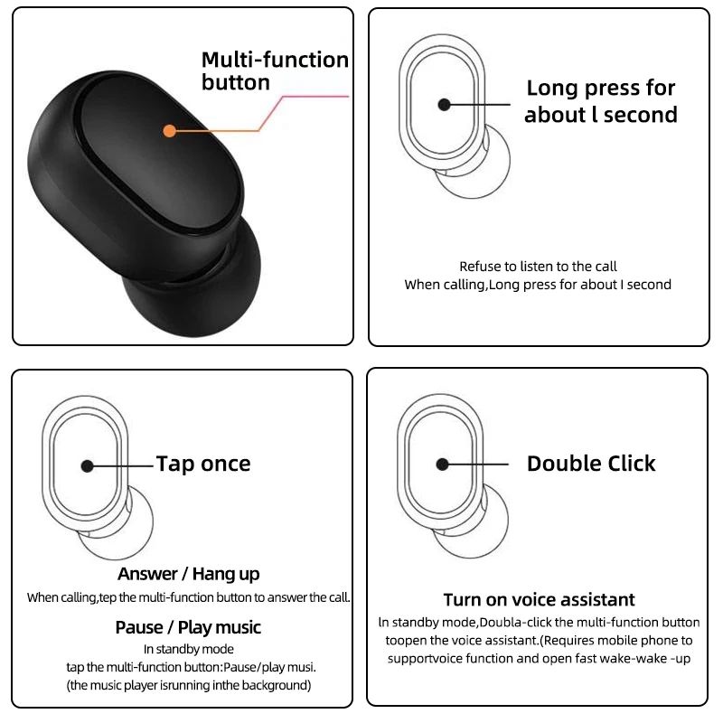 새로운 Xiaomi Redmi Airdots 2 무선  - Sleep Mask Headphones Bluetooth 리뷰 및 가격