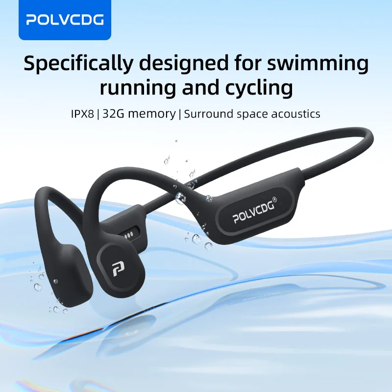 POLVCDG X9 골전도 이어폰 32G IPX8 방수 - Bone Conduction Running Headphones 리뷰 및 가격