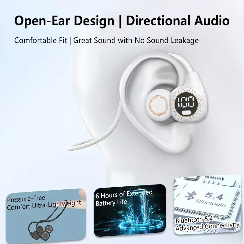 골전도 블루투스 이어버드 비인이어 디지털 디스플레이 오 - Anc Wireless Over Ear Headphones 리뷰 및 가격