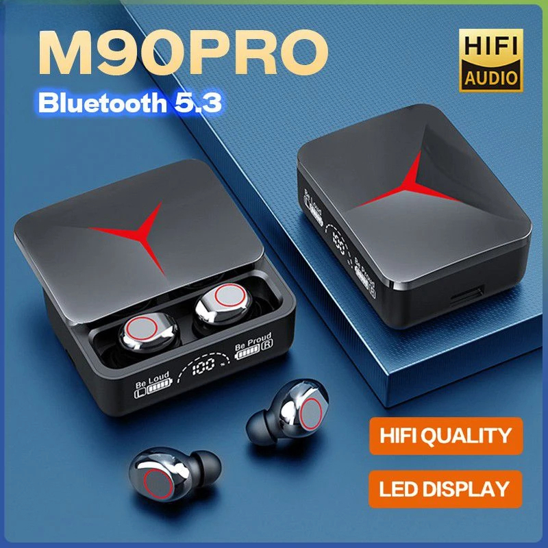 TWS M90 Pro 무선 헤드폰 게임 HIFI Tru - Tws Earbuds Bluetooth 5.3 리뷰 및 가격
