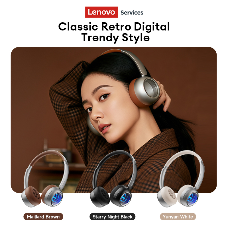 레노버 LS101 레트로 마이야르 블루투스 6.0 헤드 - Anc Wireless Over Ear Headphones 리뷰 및 가격